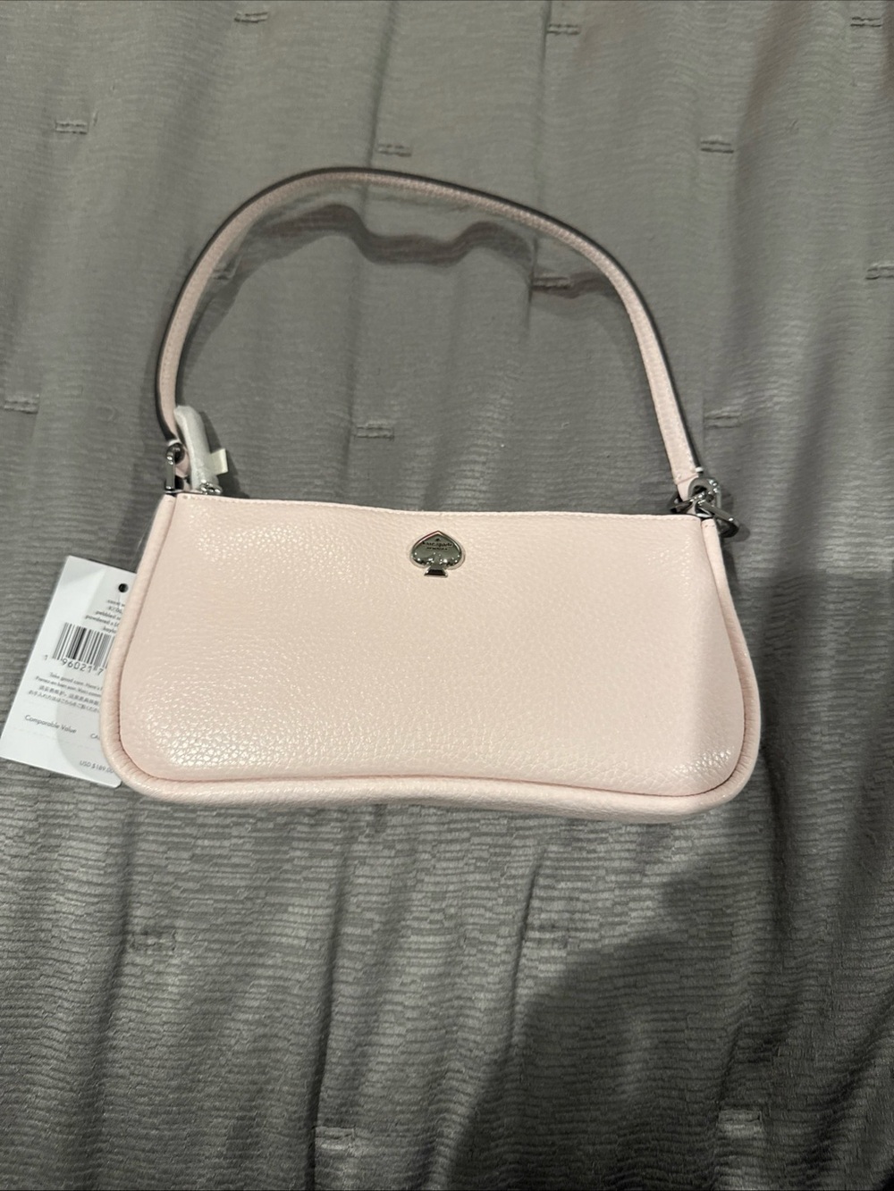 kate spade Pale Pink Pebbled Leather Shoulder Bag - Picture 6 of 8